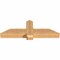 Ekena Millwork Eugene Smooth Timber Gable Bracket, Western Red Cedar, 48"W x 16"H x 5 1/2"D x 5 1/2"F, 8/12 Pitch GBW048X16X0606EUG00SWR - alternate 5